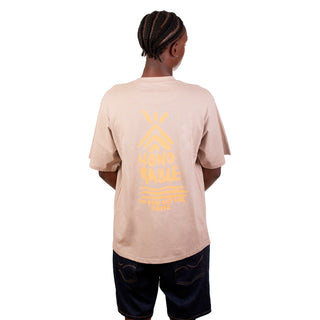 Just fun tee – (Mustard with white logo)