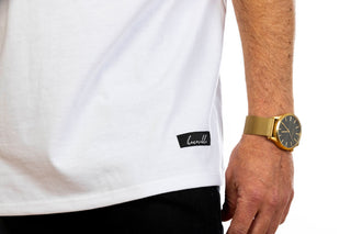 True life tee – (White with black logo)