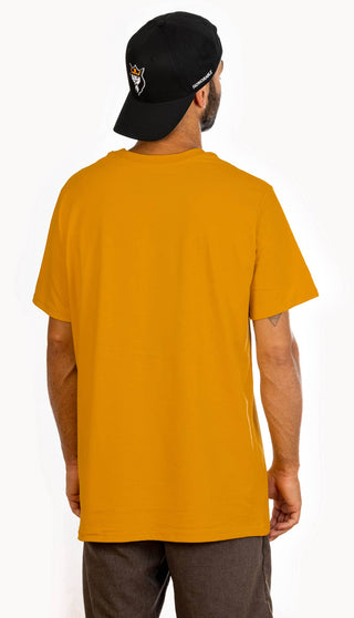Epic session tee – (Mustard with white logo)